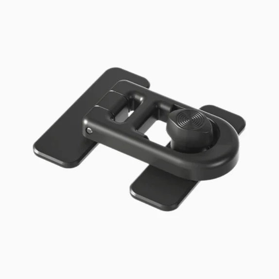 Black non-drill child safety door locks designed for appliances.