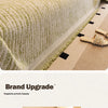 Thick Chenille Sofa Cover with Tassel Fringe — Scratch Resistant & Reversible