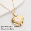 Vintage Floral Heart Locket Necklace