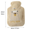 Adorable Plush Hot Water Bottle with Cozy Animal Design
