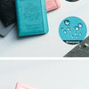 RFID-Blocking PU Leather Passport Holder with 3D Embossed Design