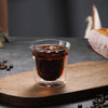 Doppelwandige Borosilikatglas-Tasse