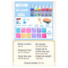 Six-pack of DIY 3D Water Fairy craft kit with various colored tools and molds