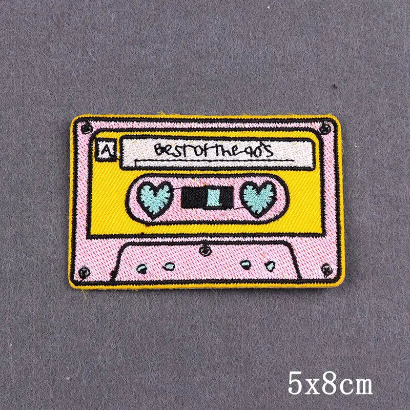 Encouraging Embroidery Iron-On Patches for Clothing and Accessories