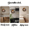 Last Supper Wooden Wall Clock – Silent Round Design for Timeless Home Decor