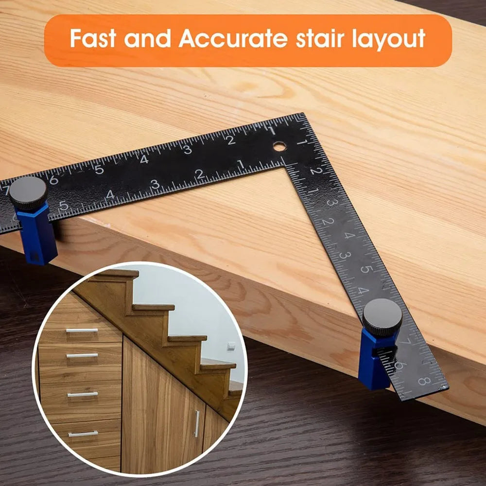 Aluminum Alloy Stair Gauges with Carabiner Holder