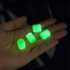 Glow-in-the-Dark Tire Valve Caps (8-Pack)