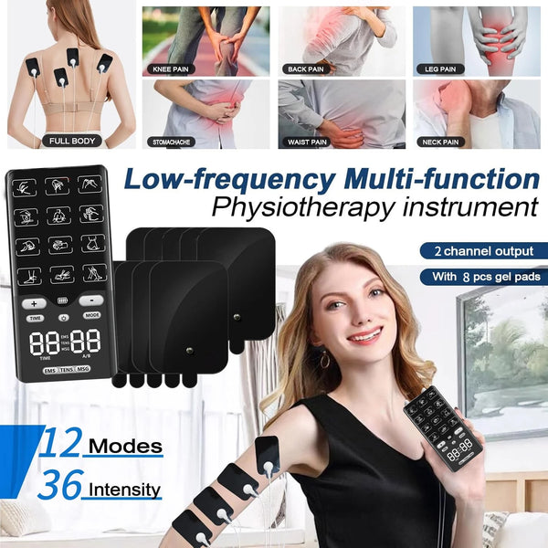 Tragbarer TENS- und EMS-Muskelstimulator (aufladbar)