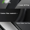 Carbon Fiber Leather Steering Wheel Cover with Anti-Slip Grip