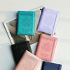 RFID-Blocking PU Leather Passport Holder with 3D Embossed Design
