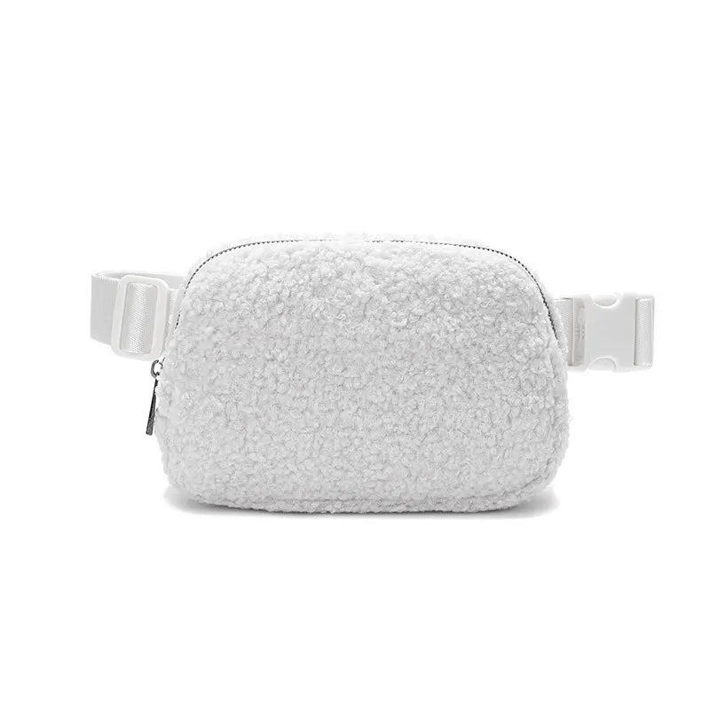 Cozy Fleece Crossbody Belt Bag