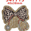 Decorative Faith-Themed Resin Embellishments with Water Ripple Effect