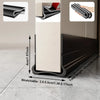 Flexible Door Draft Stopper with Soundproofing Seal