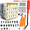 Universal Car Fastener Clip Kit – 100+ Pieces with Remover Tool