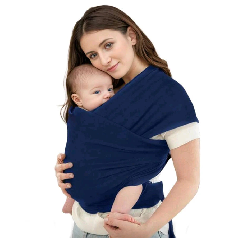 Knitted Fabric Baby Carrier for Front Carrying, Sleeping & On-the-Go Comfort