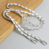 120cm Leather-Trimmed Chain Bag Strap