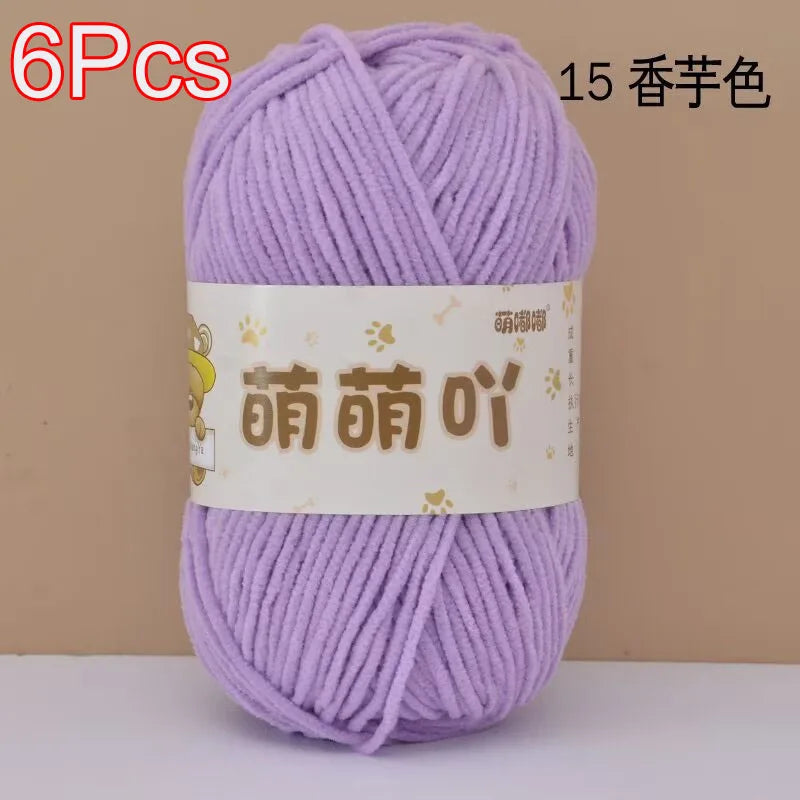 Soft Chenille Yarn for Crocheting and Knitting