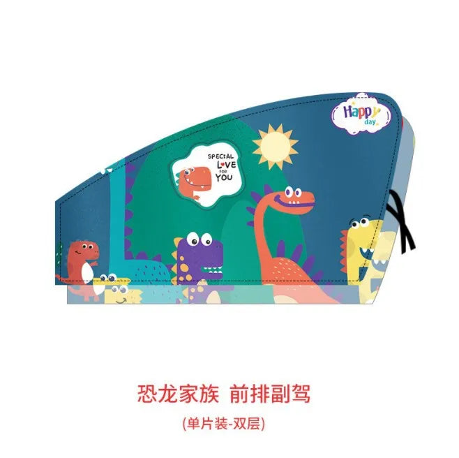 Telescopic Magnetic Car Window Shades with UV Protection and Insect Mesh