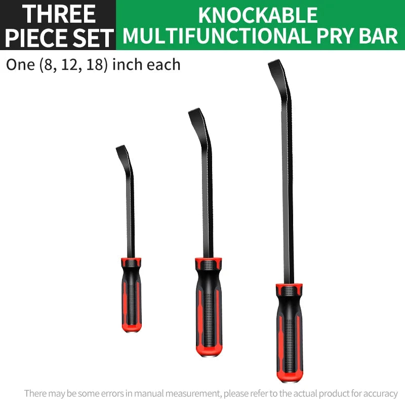Heavy-Duty Pry Bar with Strike Cap and Nail Puller