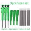 Precision Carpenter Mechanical Pencils with Lead Refills