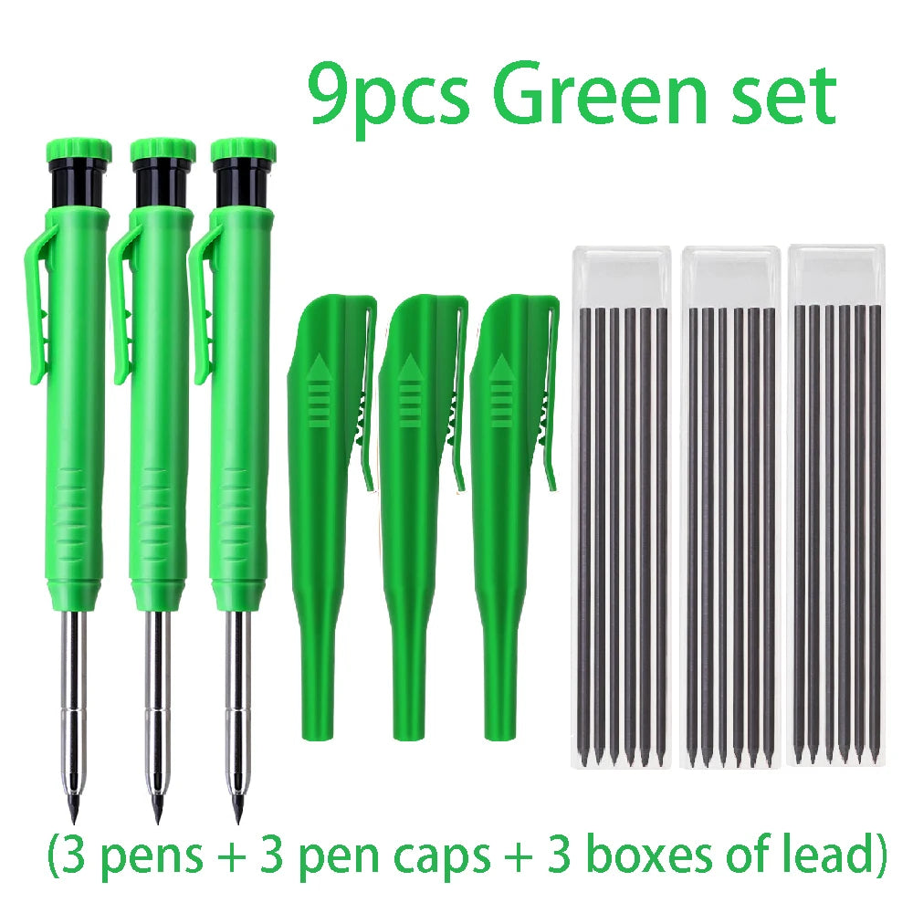 Precision Carpenter Mechanical Pencils with Lead Refills