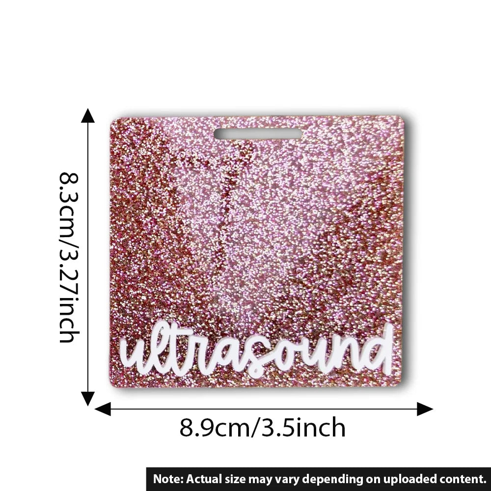 Personalized Acrylic Badge Holder with Custom Text