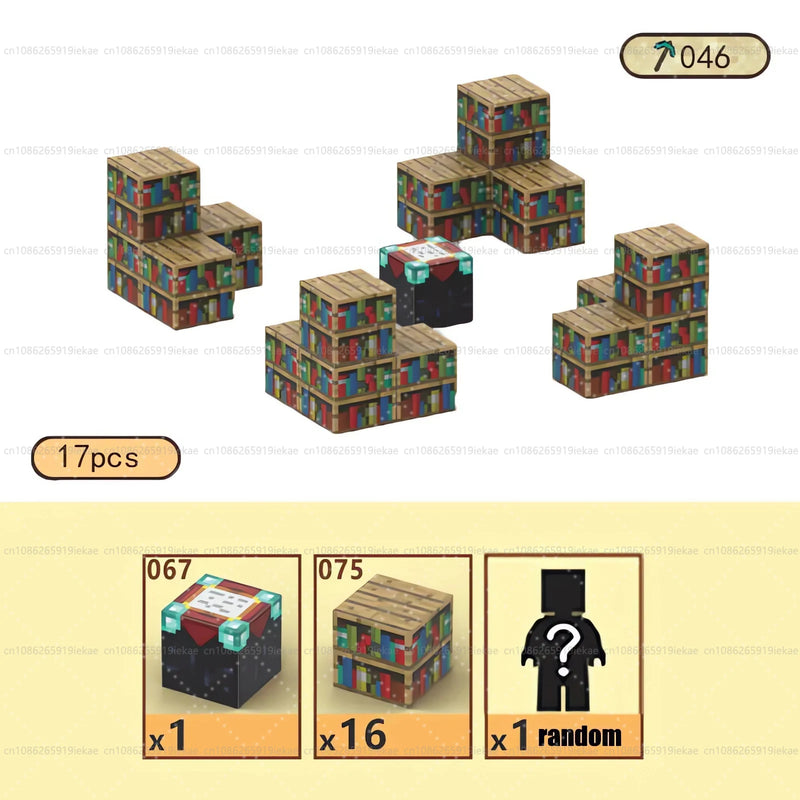 Magnetic Building Blocks Mine World Cube Set
