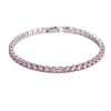 Iced-Out Cubic Zirconia Tennis Bracelet