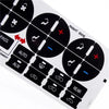 AC Climate Control Button Repair Sticker Kit for GMC, Buick, Chevy