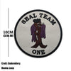 Embroidered Tactical Patch with Hook and Loop Backing