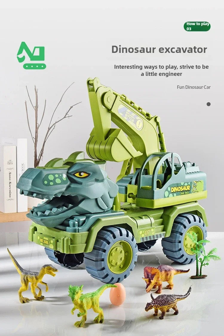 Dinosaur Transport Truck with T-Rex Figure