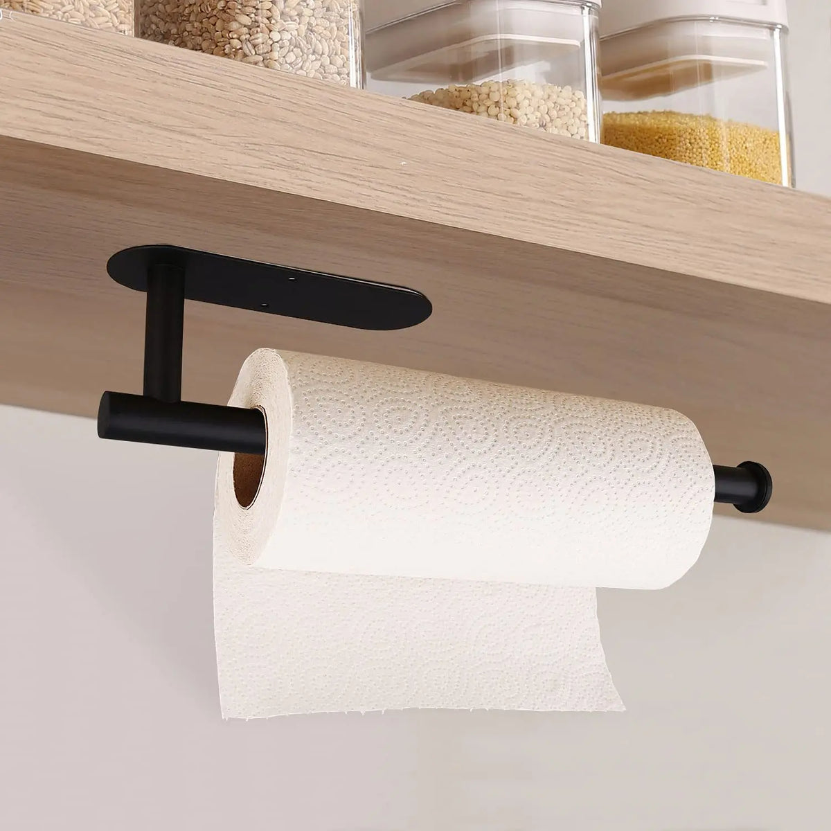 Adhesive Stainless Steel Toilet Paper Holder with Wall Mount
