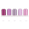 80-Color Polyester Embroidery Thread Collection – 500m Spools