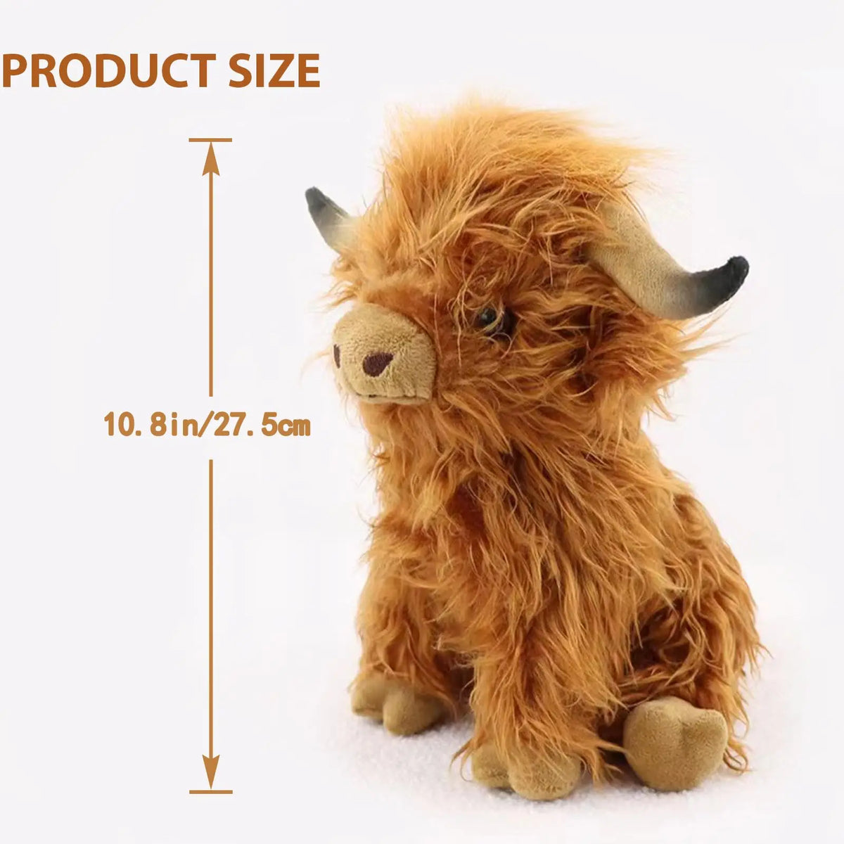 Adorable Highland Cow Plush Toy – Soft and Cuddly 25cm Companion