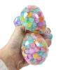 Rainbow Bead Squishy Fidget Ball for Stress Relief