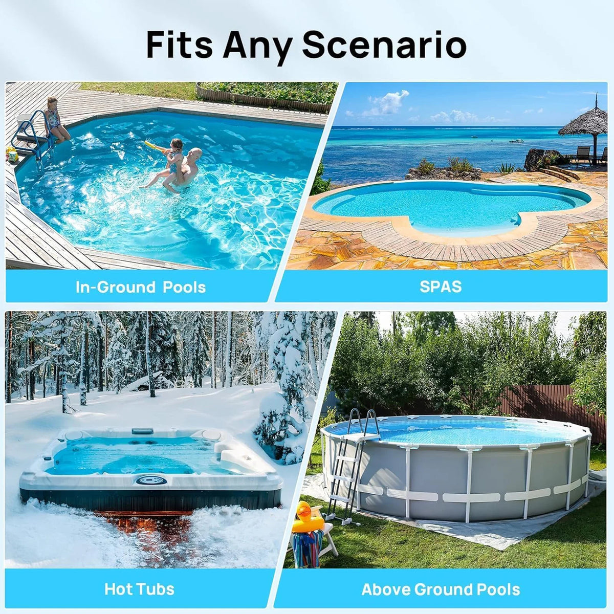 Cordless Handheld Pool Vacuum with Telescopic Pole
