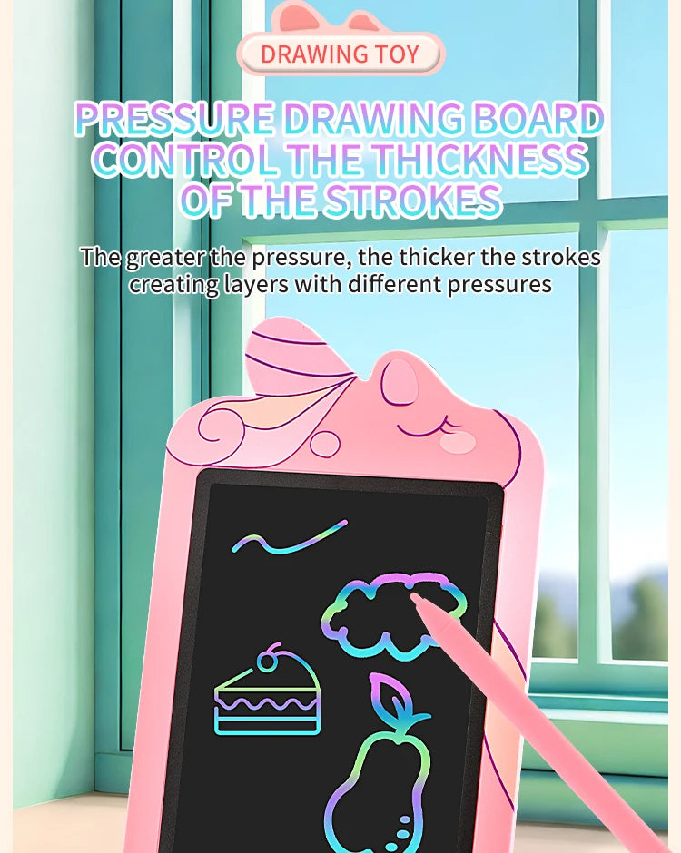 10.8-Inch Unicorn LCD Writing Tablet for Kids