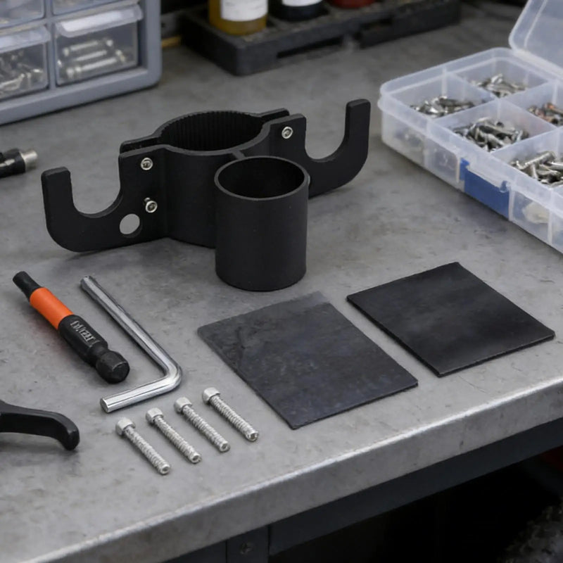 Heavy-Duty Aluminum Trailer Chain & Plug Organizer