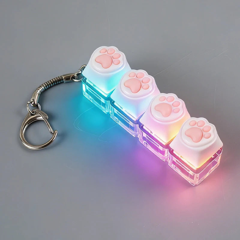 Llavero Teclado LED con Botones Clickables