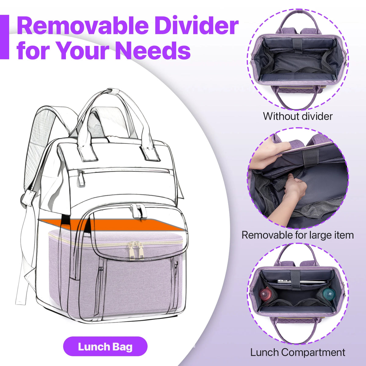 Insulated Lunch Cooler Backpack with Water-Resistant Design