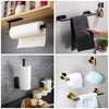 Porte-rouleaux de papier toilette en acier inoxydable à fixation murale