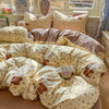 Washed Microfiber Duvet Cover Set with Pillowcases