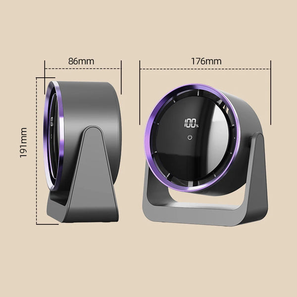 Rechargeable Standing Floor Fan with Remote Control
