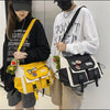 Harajuku Nylon Crossbody Bag with Adjustable Strap