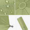 Auto Reverse-Folding Umbrella with Reflective Stripe & Carabiner Handle