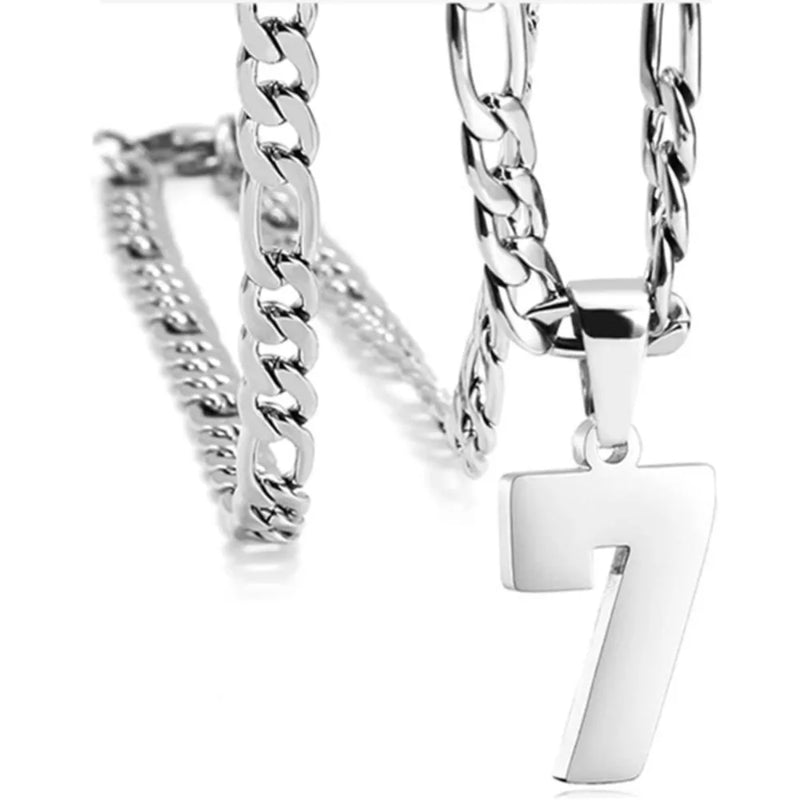 Collar de Número Deportivo de Acero Inoxidable