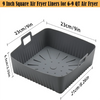 Reusable Silicone Air Fryer Liner