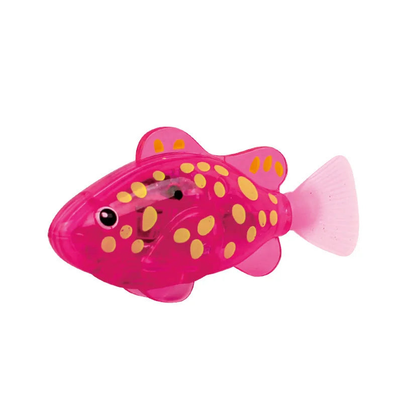 Interactive Light-Up Swimming Fish Bath Toy