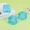 Slow-Rebound Glitter Ice Cube Squishy Toy