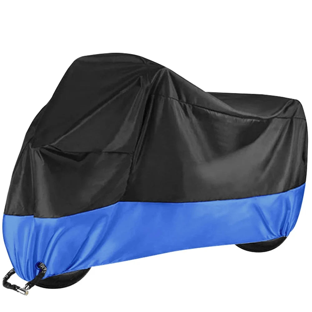 All-Season Waterproof Motorcycle Cover with Storage Bag